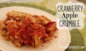 Cranberry Apple Crumble