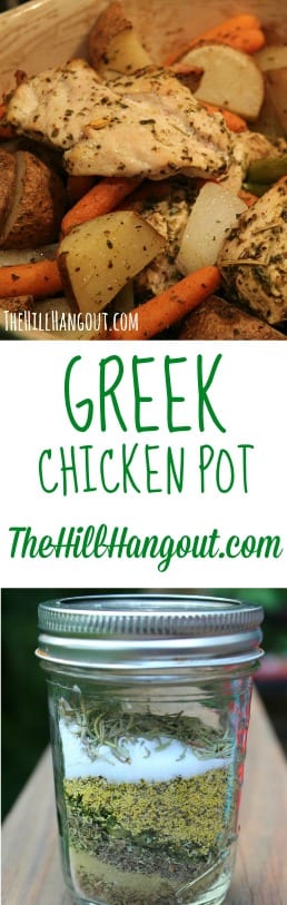 Greek Chicken Pot from TheHillHangout.com