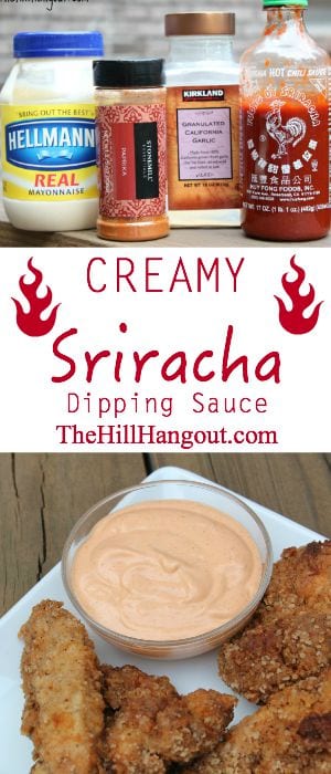 Creamy Sriracha Dipping Sauce