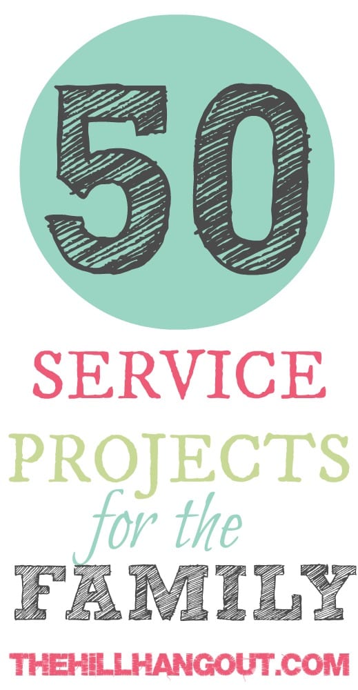 Service Projects for the Family
