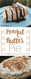 Peanut Butter Pie from TheHillHangout.com
