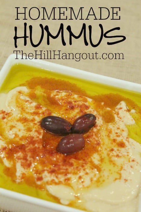Hummus Recipe from TheHillHangout.com