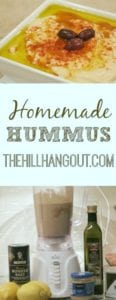 Hummus Recipe from TheHillHangout.com