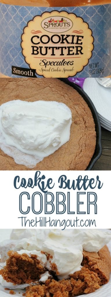 Cookie Butter Cobbler from TheHillHangout.com
