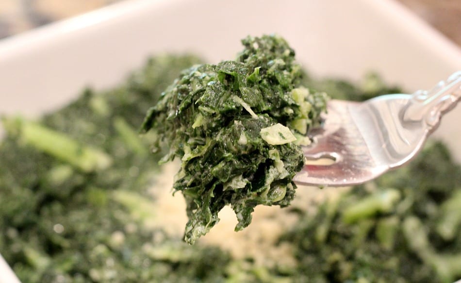 Creamed Kale from TheHillHangout.com