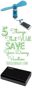 5 Things That Will Save Your Disney Vacation
