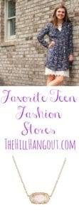 Favorite Teen Fashion Stores by TheHillHangout.com